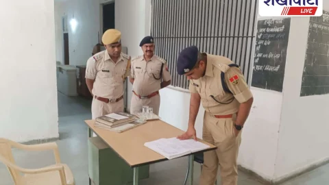 झुंझुनूं एसपी ने किया खेतड़ी नगर व बबाई थानों का निरीक्षण