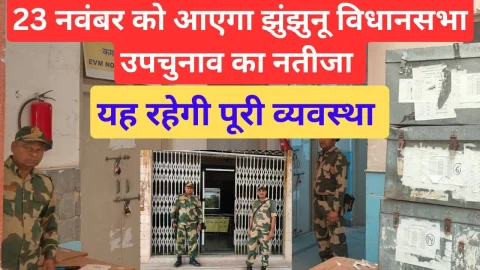 Video News – झुंझुनूं विधानसभा उपचुनाव के नतीजे 23 नवम्बर को, मतगणना की तैयारियां पूरी