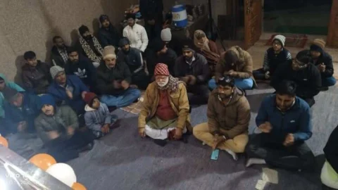 श्रीराम लला प्राण प्रतिष्ठा की प्रथम वर्षगांठ के पर संगीतमय हनुमान चालीसा का आयोजन