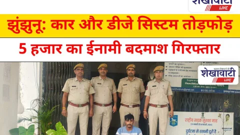 Video News: झुंझुनू: कार और डीजे सिस्टम तोड़फोड़ मामले में बदमाश गिरफ्तार