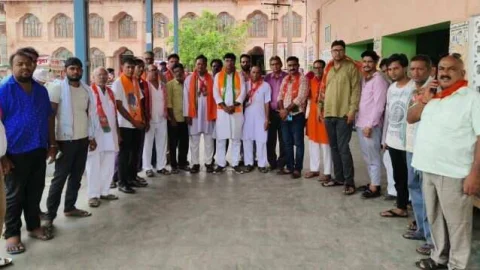 भाजपा कार्यकर्ताओं ने बांग्लादेश में हो रही अमानवीय घटना को लेकर किया रोष व्यक्त