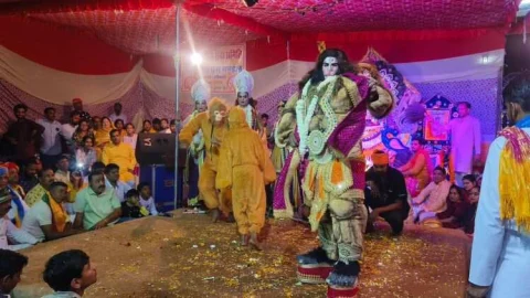 श्री श्याम मंदिर स्वर्ण जयंती महोत्सव पर आयोजित हुई भजन संध्या