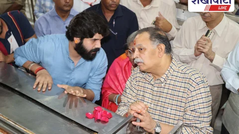 मुख्य न्यायाधीश श्रीराम कल्पित राजेन्द्र ने खाटूश्यामजी में किए दर्शन