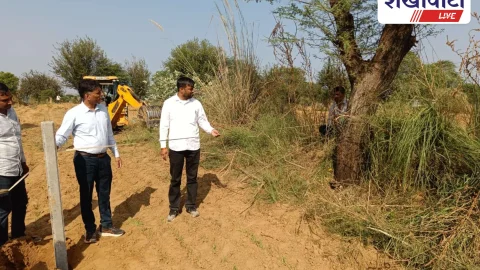 श्रीमाधोपुर प्रशासन ने रुपपुरा-झाड़ली मार्ग को कराया अतिक्रमण मुक्त