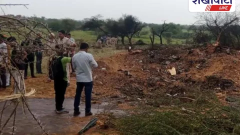 Fighter jet crash:चूरू में फाइटर जेट क्रैश: तीसरे दिन भी ब्लैक बॉक्स नहीं मिला