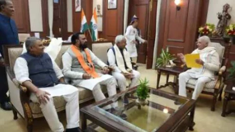 New Government in Bihar : 10वीं बार नीतीश सरकार, राज्यपाल से मिले, देखें नए मंत्रियों की लिस्ट