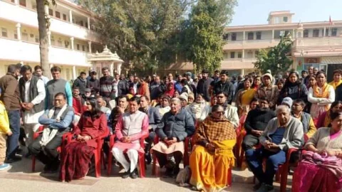 श्री खेमी शक्ति मंदिर प्रांगण में हुए धार्मिक आयोजन