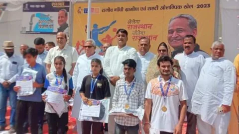 राजीव गांधी शहरी एवं ग्रामीण ओलंपिक खेलों का हुआ समापन