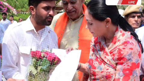 उदयपुरवाटी में जनसुविधाओं की मांग पर उपमुख्यमंत्री को ज्ञापन