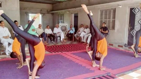 विश्व शांति दिवस पर योग के माध्यम से दुनिया को दिया शांति का संदेश