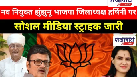 Jhunjhunu Video News: नव नियुक्त झुंझुनू भाजपा जिलाध्यक्ष हर्षिनी कुल्हरी पर सोशल मीडिया स्ट्राइक जारी