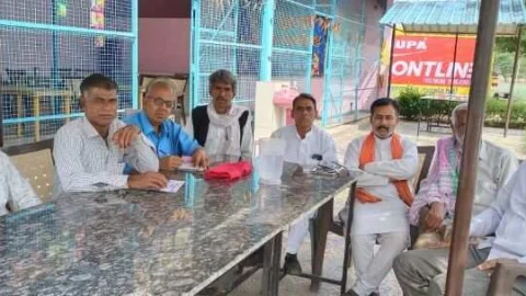 लिसाडिया में ब्राह्मण समाज की बैठक हुई आयोजित