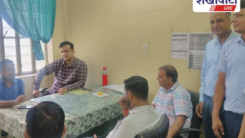 अतिरिक्त सीएमएचओ डॉ. हर्षल चौधरी ने कूदन सीएचसी का निरीक्षण किया