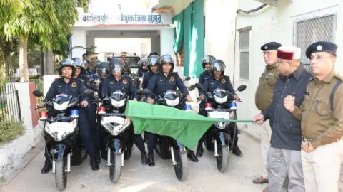 झुंझुनू में कालिका पेट्रोलिंग यूनिट का शुभारंभ, एसपी ने दिखाई हरी झंडी