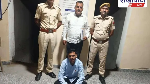 पुलिस ने चेक बाउंस मामले के फरार वारंटी को किया गिरफ्तार