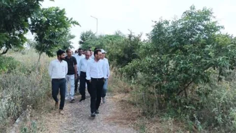 लोहार्गल मे चौबीस कोसी परिक्रमा शुरु, जिला कलक्टर ने किया लोहार्गल दौरा