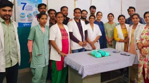 ढूकिया हॉस्पीटल में विश्व हेपेटाइटिस दिवस मनाया