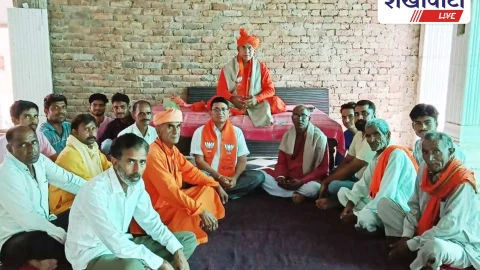 Jhunjhunu: टांई मठ में ढूकिया ने लिया संतों से आशीर्वाद