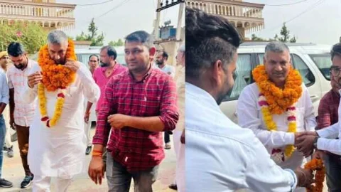 राज्य मंत्री दर्जा प्राप्त डूंगरमल गेदर आयें लक्षमनगढ