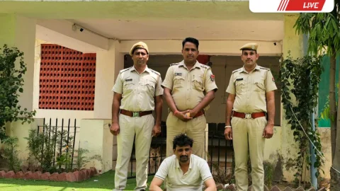 Jhunjhunu : 3 साल से फरार ईनामी आरोपी को सूरजगढ़ पुलिस ने गुजरात से दबोचा