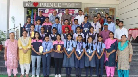 तीरंदाज़ी प्रतियोगिता में प्रिंस इंटरनेशनल स्कूल रही विजयी