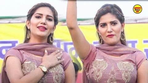 Haryanvi Song : हरियाणवी गाने पर दांतों तले होठ दबा कमर मरोड़ फुलझड़ी की तरह नाची सपना चौधरी, आज भी लोगों के दिलों पर राज करता है वीडियो
