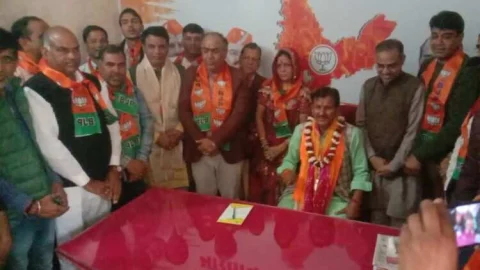 बाटड़ ने संभाला भाजपा जिलाध्यक्ष का पदभार