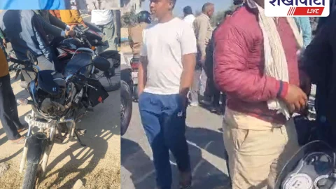 Jhunjhunu सड़क हादसा: खड़े ट्रक से टकराई बाइक, युवक गंभीर घायल