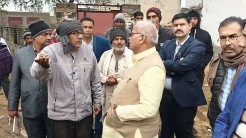 पंचायती राज मंत्री मदन दिलावर ने विकास अधिकारी को लगाई डांट