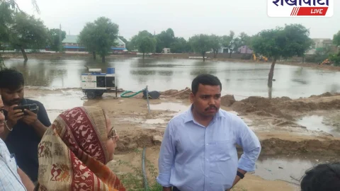 जलभराव नियंत्रण Sujangarh: कलक्टर ने दिए त्वरित निर्देश