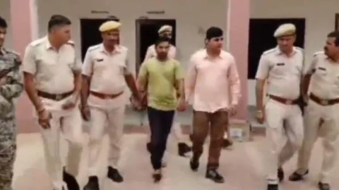 लॉरेंस बिश्नोई गैंग के कपिल पंडित को प्रोडक्शन वारंट पर लाई पुलिस