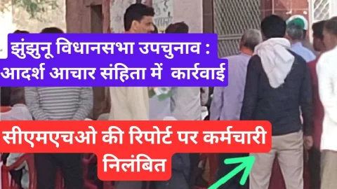 Video News – झुंझुनू में सीएमएचओ की रिपोर्ट पर कर्मचारी निलंबित