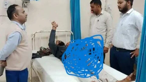 युवक पर चचेरे भाई ने किया हमला