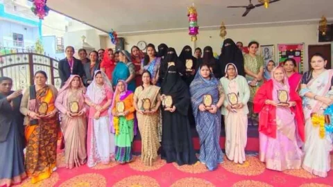 डिफेन्स पब्लिक स्कूल में मनाया अन्तर्राष्ट्रीय महिला दिवस