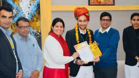 राजस्थान नर्सिंग काॅन्सिल की राज्य स्तरीय मेरिट में प्रथम रैंक