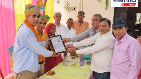 डॉ ओमप्रकाश आर्य का 13 वर्षों की सेवा पर अभिनंदन