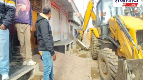 Jhunjhunu News: अतिक्रमण हटाओ अभियान, बाकरा मोड़ क्षेत्र में कार्रवाई