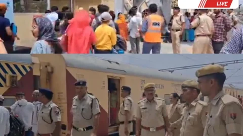 चूरू स्टेशन पर हाई अलर्ट, आरपीएफ-जीआरपी का सर्च ऑपरेशन