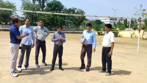 खेल मैदानों का किया भौतिक अवलोकन, कुछ नए मैदान बनाने का कार्य शुरू