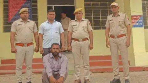 देशी रिवॉल्वर के साथ हरियाणा का युवक गिरफ्तार