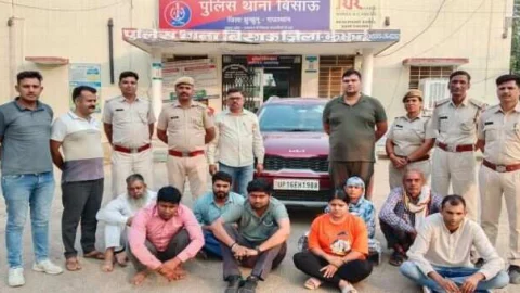 यू.पी. की गैंग द्वारा राजस्थान में एसओजी बन यू.पी. के चोरों को लूटने का प्रयास