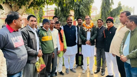 ओबीसी वित्त आयोग के अध्यक्ष पवन गोदारा रहे झुंझुनू दौरे पर