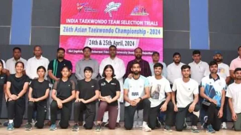 एशियाई ताइक्वांडो चैंपियनशिप के लिए भारतीय टीम का हुआ चयन