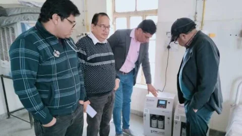 मॉक ड्रिल कर उपलब्ध संसाधनों की जांच व स्थिति का लिया जायजा