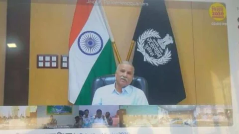 राजस्थान मिशन 2030 : डीजीपी ने की वीडियो कांफ्रेंसिंग