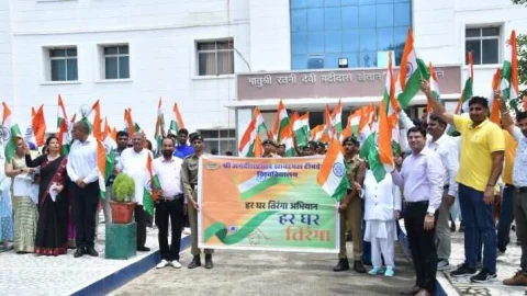 जेजेटी यूनिवर्सिटी में हर घर तिरंगा अभियान सहित हुए विभिन्न कार्यक्रम