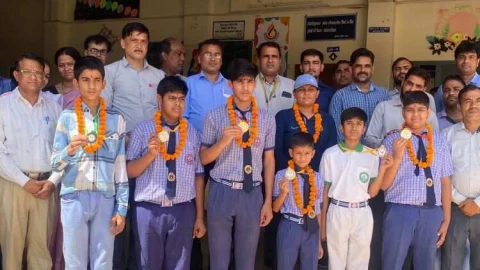 जिला स्तरीय ताइक्वांडो में ज्योति विद्यापीठ स्कूल बगड़ की टीम रही विजेता