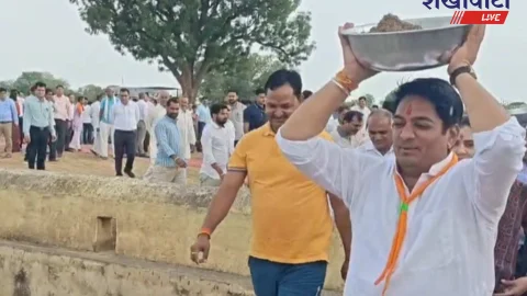 Jhunjhunu News – मंत्री अविनाश गहलोत के पूजन में मेंढ़कों ने गाए मंगल गीत