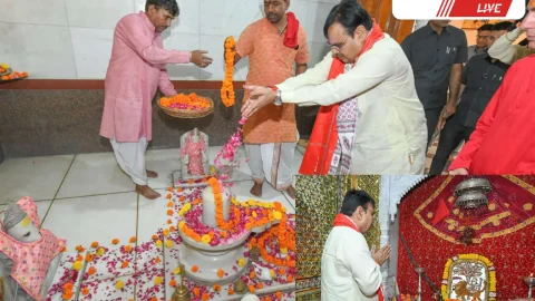 मुख्यमंत्री भजनलाल शर्मा ने चित्रकूट बालाजी मंदिर व श्री लक्ष्मीनाथ मंदिर में किए दर्शन