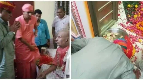 स्वायत्त शासन मंत्री खर्रा ने श्रद्धानाथ जी महाराज की समाधि पर लगाई धोक